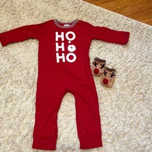 Baby boy Christmas outfit